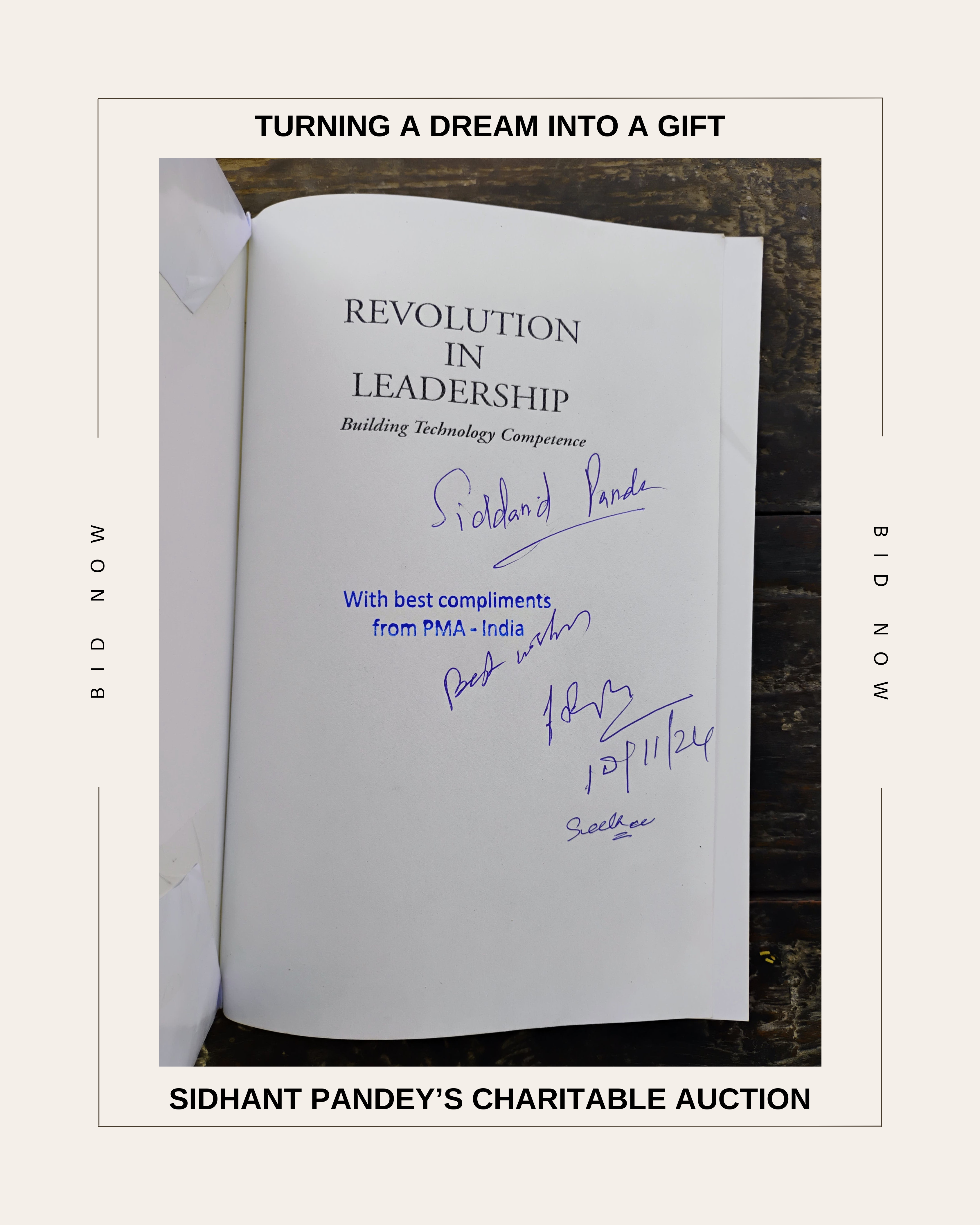 Dr. AS Pillai's Autographed book